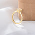 Emerald Cut Zircon Sterling Silver Engagement Ring Ora